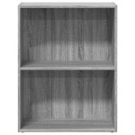 vidaXL Bibliotecă, gri sonoma, 60x30x77 cm, lemn prelucrat vidaXL Bibliotecă, gri sonoma, 60x30x77 cm, lemn prelucrat