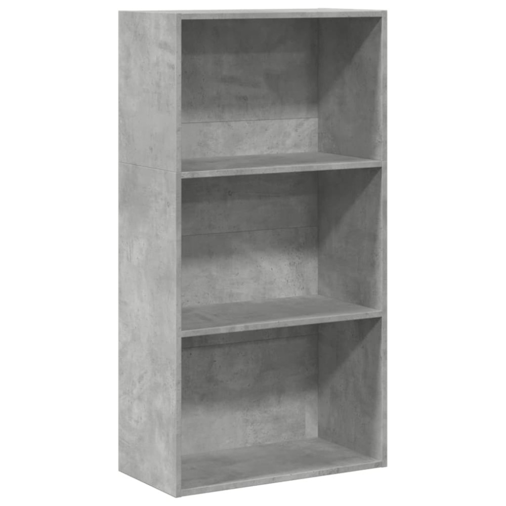 vidaXL Bibliotecă, gri beton, 60x30x114 cm, lemn prelucrat