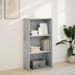 vidaXL Bibliotecă, gri beton, 60x30x114 cm, lemn prelucrat vidaXL Bibliotecă, gri beton, 60x30x114 cm, lemn prelucrat