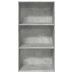 vidaXL Bibliotecă, gri beton, 60x30x114 cm, lemn prelucrat vidaXL Bibliotecă, gri beton, 60x30x114 cm, lemn prelucrat
