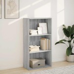 vidaXL Bibliotecă, gri sonoma, 60x30x114 cm, lemn prelucrat vidaXL Bibliotecă, gri sonoma, 60x30x114 cm, lemn prelucrat