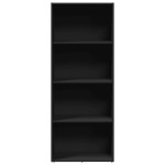 vidaXL Bibliotecă, negru, 60x30x152 cm, lemn prelucrat vidaXL Bibliotecă, negru, 60x30x152 cm, lemn prelucrat