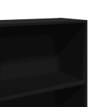 vidaXL Bibliotecă, negru, 60x30x152 cm, lemn prelucrat vidaXL Bibliotecă, negru, 60x30x152 cm, lemn prelucrat
