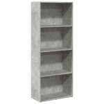 vidaXL Bibliotecă, gri beton, 60x30x152 cm, lemn prelucrat vidaXL Bibliotecă, gri beton, 60x30x152 cm, lemn prelucrat