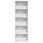 vidaXL Bibliotecă, alb, 60x30x189 cm, lemn prelucrat vidaXL Bibliotecă, alb, 60x30x189 cm, lemn prelucrat