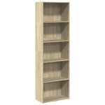 vidaXL Bibliotecă, stejar sonoma, 60x30x189 cm, lemn prelucrat vidaXL Bibliotecă, stejar sonoma, 60x30x189 cm, lemn prelucrat