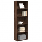 vidaXL Bibliotecă, stejar maro, 60x30x189 cm, lemn prelucrat vidaXL Bibliotecă, stejar maro, 60x30x189 cm, lemn prelucrat
