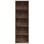 vidaXL Bibliotecă, stejar maro, 60x30x189 cm, lemn prelucrat vidaXL Bibliotecă, stejar maro, 60x30x189 cm, lemn prelucrat