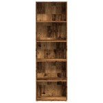 vidaXL Bibliotecă, lemn vechi, 60x30x189 cm, lemn prelucrat vidaXL Bibliotecă, lemn vechi, 60x30x189 cm, lemn prelucrat
