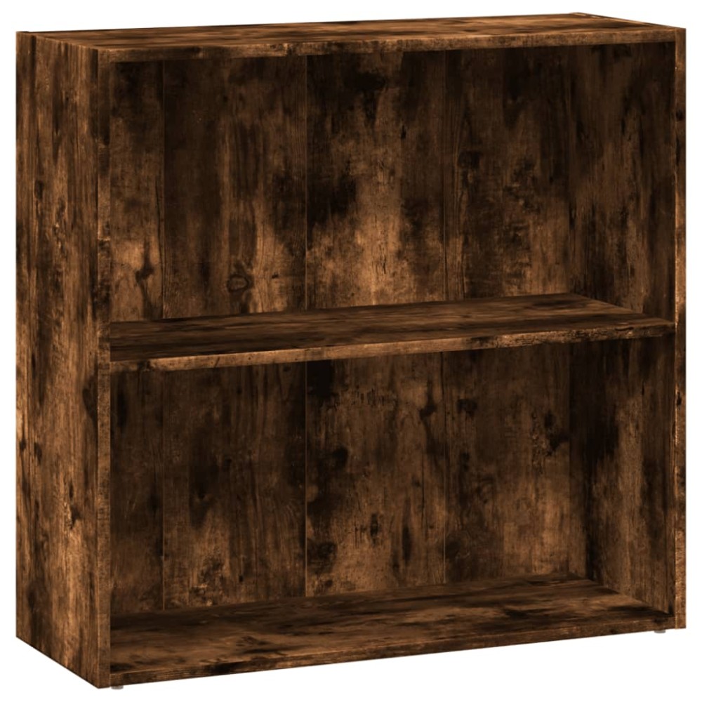 vidaXL Bibliotecă, stejar fumuriu, 80x30x77 cm, lemn prelucrat