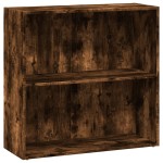 vidaXL Bibliotecă, stejar fumuriu, 80x30x77 cm, lemn prelucrat