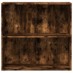 vidaXL Bibliotecă, stejar fumuriu, 80x30x77 cm, lemn prelucrat