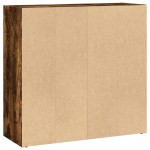 vidaXL Bibliotecă, stejar fumuriu, 80x30x77 cm, lemn prelucrat