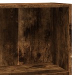 vidaXL Bibliotecă, stejar fumuriu, 80x30x77 cm, lemn prelucrat
