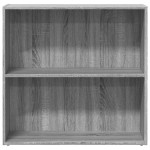 vidaXL Bibliotecă, gri sonoma, 80x30x77 cm, lemn prelucrat vidaXL Bibliotecă, gri sonoma, 80x30x77 cm, lemn prelucrat
