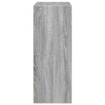 vidaXL Bibliotecă, gri sonoma, 80x30x77 cm, lemn prelucrat vidaXL Bibliotecă, gri sonoma, 80x30x77 cm, lemn prelucrat