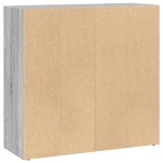 vidaXL Bibliotecă, gri sonoma, 80x30x77 cm, lemn prelucrat vidaXL Bibliotecă, gri sonoma, 80x30x77 cm, lemn prelucrat