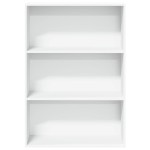 vidaXL Bibliotecă, alb, 80x30x114 cm, lemn prelucrat