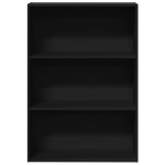 vidaXL Bibliotecă, negru, 80x30x114 cm, lemn prelucrat vidaXL Bibliotecă, negru, 80x30x114 cm, lemn prelucrat