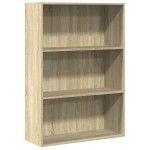 vidaXL Bibliotecă, stejar sonoma, 80x30x114 cm, lemn prelucrat