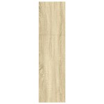 vidaXL Bibliotecă, stejar sonoma, 80x30x114 cm, lemn prelucrat