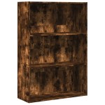 vidaXL Bibliotecă, stejar fumuriu, 80x30x114 cm, lemn prelucrat