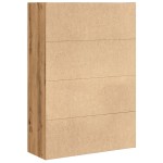 vidaXL Bibliotecă, stejar artizanal, 80x30x114 cm, lemn prelucrat