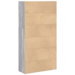 vidaXL Bibliotecă, gri sonoma, 80x30x152 cm, lemn prelucrat vidaXL Bibliotecă, gri sonoma, 80x30x152 cm, lemn prelucrat