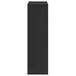 vidaXL Bibliotecă/separator cameră, 3 niveluri, negru 99x29x99 cm lemn