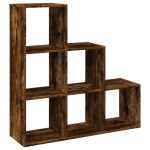 vidaXL Bibliotecă/separator cameră 3 niveluri stejar 99x29x99 cm lemn vidaXL Bibliotecă/separator cameră 3 niveluri stejar 99x29x99 cm lemn