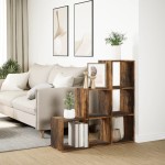 vidaXL Bibliotecă/separator cameră 3 niveluri stejar 99x29x99 cm lemn vidaXL Bibliotecă/separator cameră 3 niveluri stejar 99x29x99 cm lemn