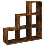 vidaXL Bibliotecă/separator cameră 3 niveluri stejar 99x29x99 cm lemn vidaXL Bibliotecă/separator cameră 3 niveluri stejar 99x29x99 cm lemn