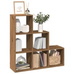 vidaXL Bibliotecă/separator 3 nivel stejar artizanal 99x29x99 cm lemn vidaXL Bibliotecă/separator 3 nivel stejar artizanal 99x29x99 cm lemn