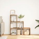 vidaXL Bibliotecă/separator 3 nivel stejar artizanal 99x29x99 cm lemn vidaXL Bibliotecă/separator 3 nivel stejar artizanal 99x29x99 cm lemn