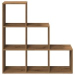 vidaXL Bibliotecă/separator 3 nivel stejar artizanal 99x29x99 cm lemn vidaXL Bibliotecă/separator 3 nivel stejar artizanal 99x29x99 cm lemn