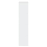 vidaXL Bibliotecă/separator 4 niveluri, alb, 131,5x29x131,5 cm lemn