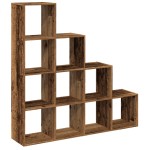 vidaXL Bibliotecă/separator cameră lemn vechi 131,5x29x131,5 cm lemn vidaXL Bibliotecă/separator cameră lemn vechi 131,5x29x131,5 cm lemn