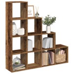 vidaXL Bibliotecă/separator cameră lemn vechi 131,5x29x131,5 cm lemn vidaXL Bibliotecă/separator cameră lemn vechi 131,5x29x131,5 cm lemn