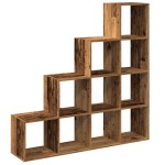 vidaXL Bibliotecă/separator cameră lemn vechi 131,5x29x131,5 cm lemn vidaXL Bibliotecă/separator cameră lemn vechi 131,5x29x131,5 cm lemn