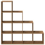 vidaXL Bibliotecă/separator 4 niveluri stejar 131,5x29x131,5 cm lemn vidaXL Bibliotecă/separator 4 niveluri stejar 131,5x29x131,5 cm lemn