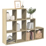 vidaXL Bibliotecă/separator cameră stejar sonoma 137,5x29x103,5cm lemn vidaXL Bibliotecă/separator cameră stejar sonoma 137,5x29x103,5cm lemn