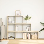 vidaXL Bibliotecă/separator cameră stejar sonoma 137,5x29x103,5cm lemn vidaXL Bibliotecă/separator cameră stejar sonoma 137,5x29x103,5cm lemn