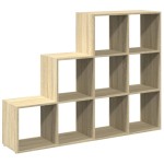 vidaXL Bibliotecă/separator cameră stejar sonoma 137,5x29x103,5cm lemn vidaXL Bibliotecă/separator cameră stejar sonoma 137,5x29x103,5cm lemn