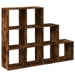 vidaXL Bibliotecă/separator stejar fumuriu 137,5x29x103,5 cm lemn vidaXL Bibliotecă/separator stejar fumuriu 137,5x29x103,5 cm lemn