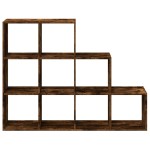 vidaXL Bibliotecă/separator stejar fumuriu 137,5x29x103,5 cm lemn vidaXL Bibliotecă/separator stejar fumuriu 137,5x29x103,5 cm lemn
