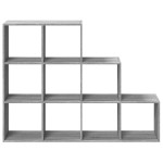 vidaXL Bibliotecă/separator cameră sonoma gri 137,5x29x103,5 cm lemn