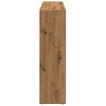 vidaXL Bibliotecă/separator 3 niveluri stejar 137,5x29x103,5 cm lemn