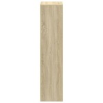 vidaXL Bibliotecă/separator 3 niveluri stejar sonoma 123x29x123cm lemn