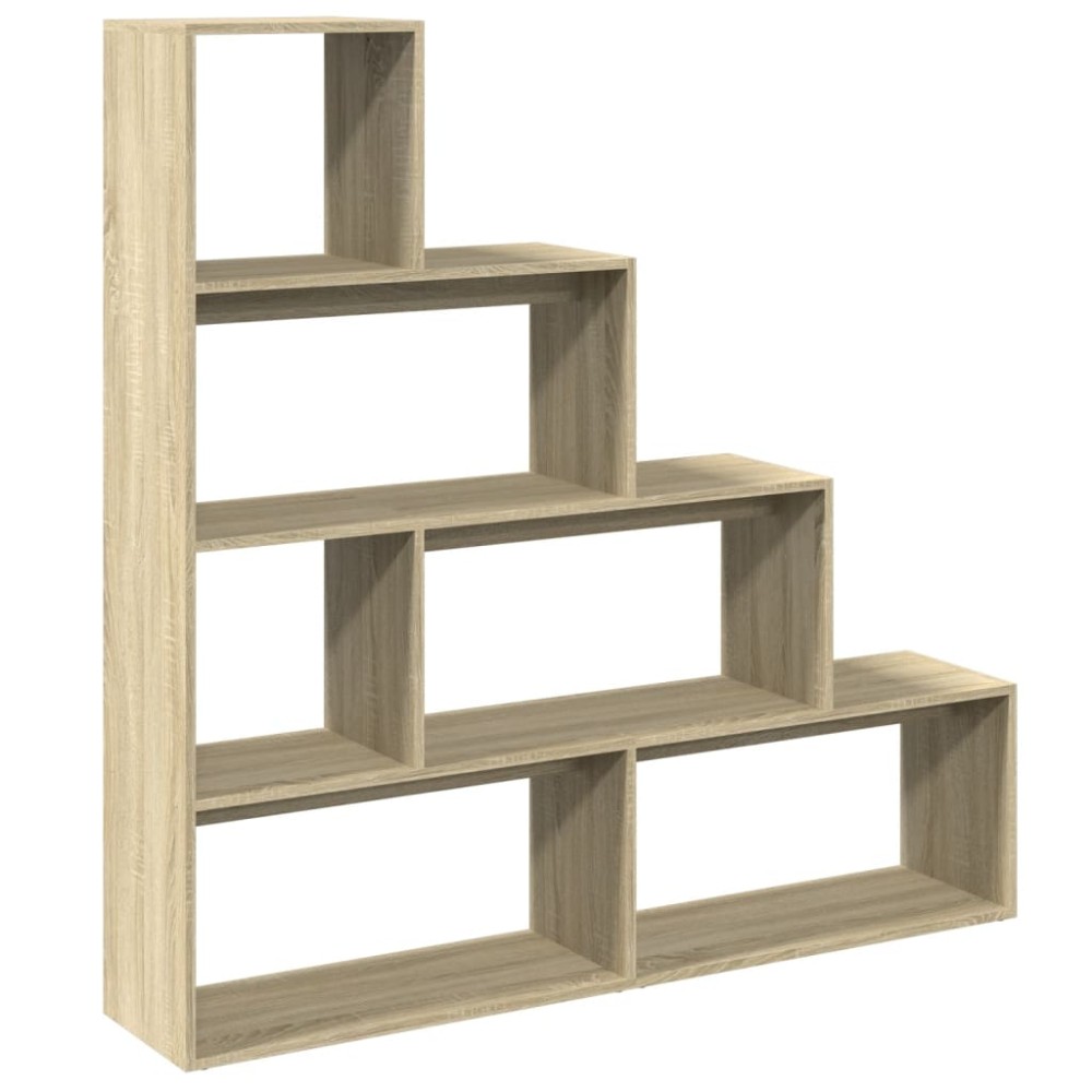 vidaXL Bibliotecă/separator cameră stejar sonoma 143,5x29x143,5cm lemn