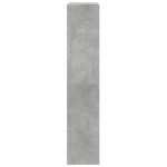 vidaXL Bibliotecă/separator cameră gri beton 143,5x29x143,5 cm lemn